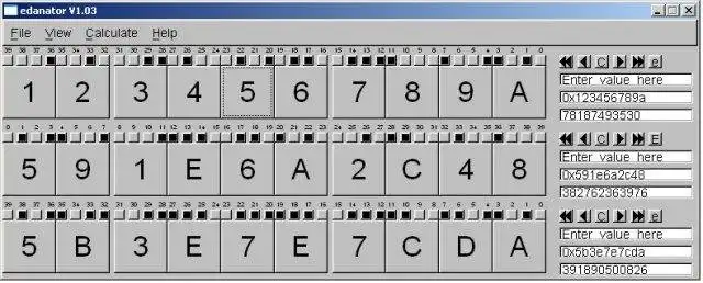 Download web tool or web app edanator binary/hex graphical calculator
