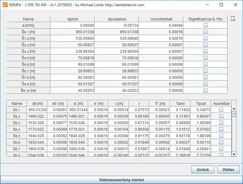 Download web tool or web app EDM Calibration Baseline Fitting to run in Linux online