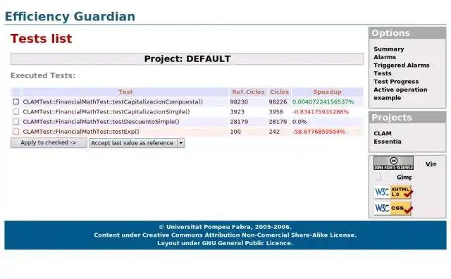 Download web tool or web app Efficiency Guardian