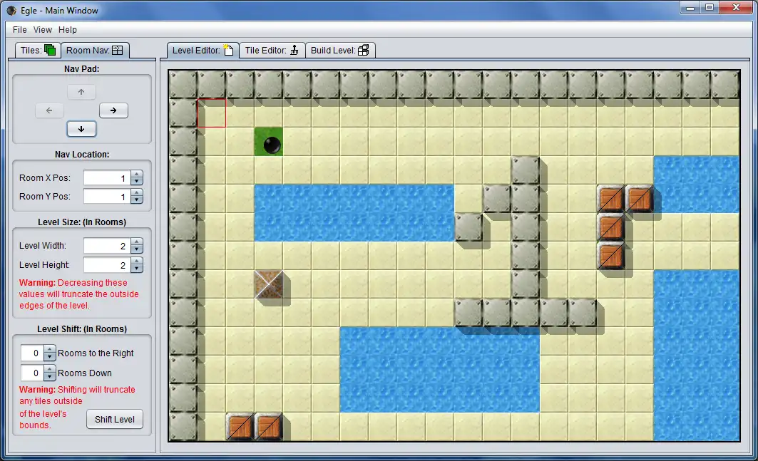 Download web tool or web app Egle - Enigma Game Level Editor