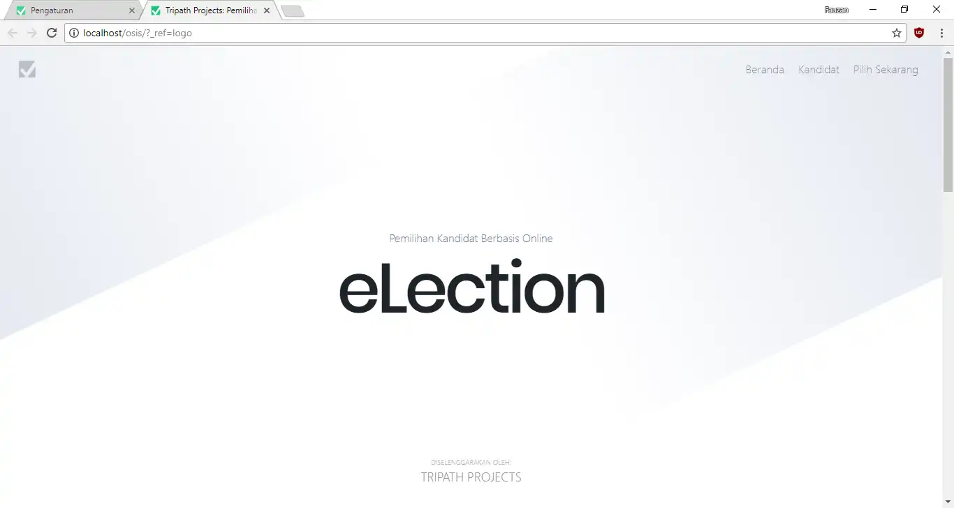 Download web tool or web app eLection