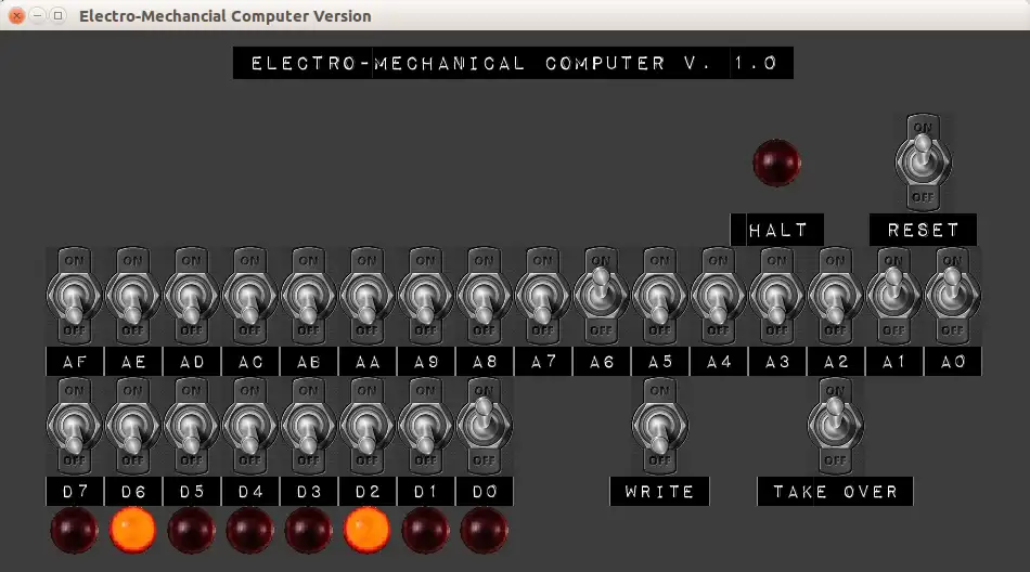 Download web tool or web app Electro-Mechanical Computer Simulation to run in Linux online