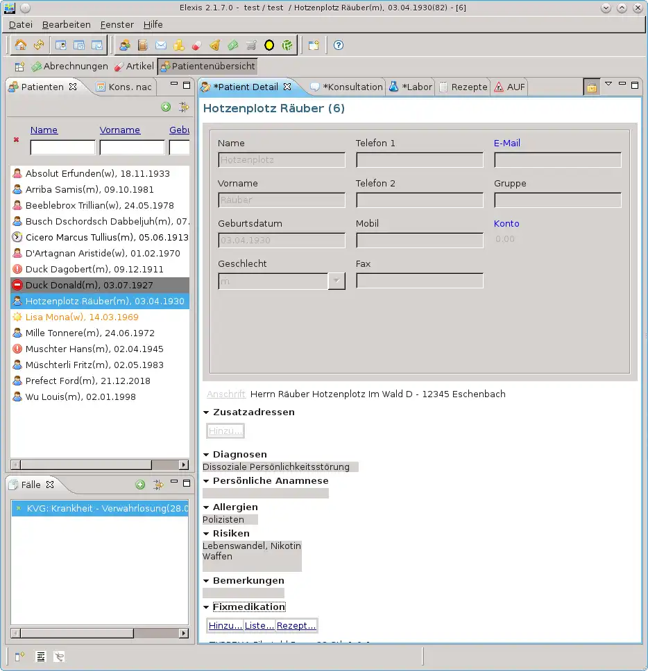 Download web tool or web app Elexis Praxisprogramm