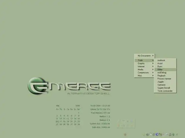 下载 Web 工具或 Web 应用程序 Emerge Desktop