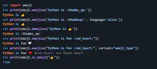 Download web tool or web app Emoji for Python