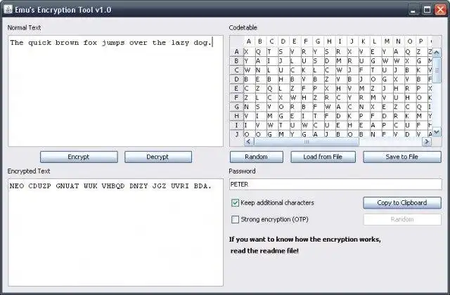 Download web tool or web app Emus Encryption Tool