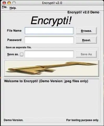 Download web tool or web app Encrypti! v2.0