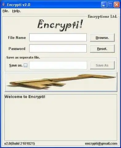 Download web tool or web app Encrypti! v2.0