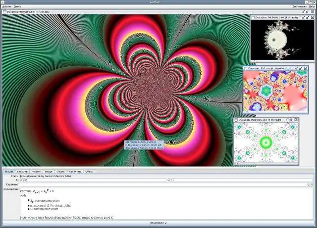 Download web tool or web app Endlos - Multithreaded Fractals to run in Linux online