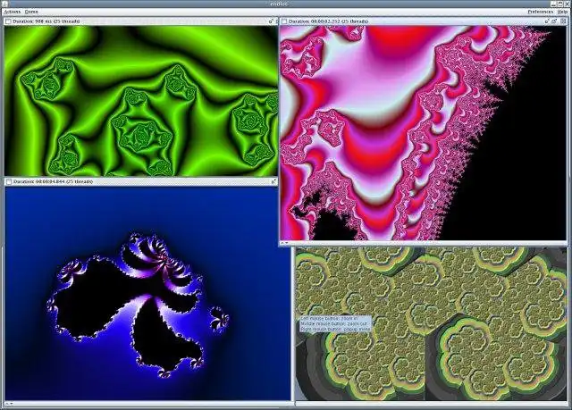 Download web tool or web app Endlos - Multithreaded Fractals to run in Windows online over Linux online