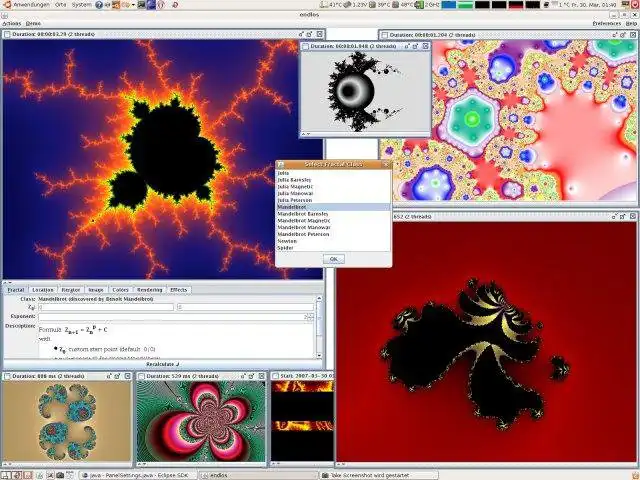 Laden Sie das Web-Tool oder die Web-App Endlos – Multithreaded Fractals herunter, um es unter Windows online über Linux online auszuführen