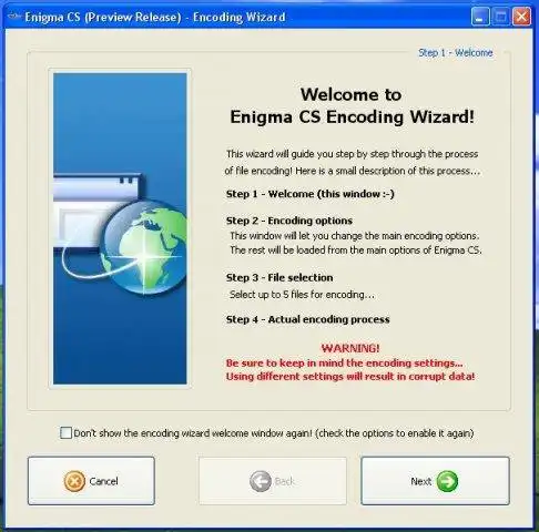 Download web tool or web app Enigma CS (Coding Software)