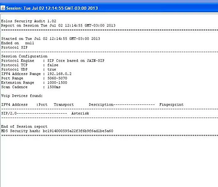 Download web tool or web app Eolos VoipAudit