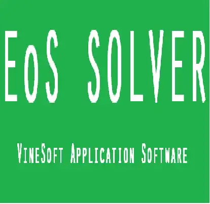 Download web tool or web app EoS Solver v1.0