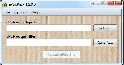 Download web tool or web app ePubPack