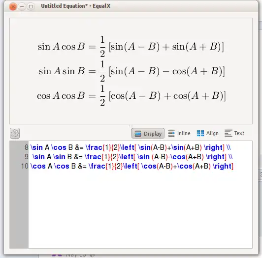 Download web tool or web app EqualX to run in Windows online over Linux online