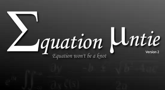 Téléchargez l'outil Web ou l'application Web Equation Untie (Equation Solver) pour l'exécuter sous Windows en ligne sur Linux en ligne