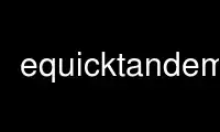 Run equicktandeme in OnWorks free hosting provider over Ubuntu Online, Fedora Online, Windows online emulator or MAC OS online emulator