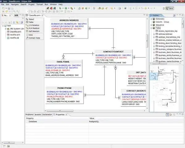 Download web tool or web app ERMaster