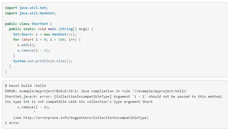 Download web tool or web app Error Prone