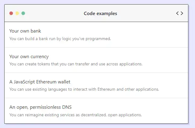 Download web tool or web app ethereum.org website