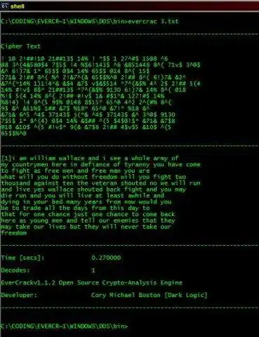 Download web tool or web app EverCrack- (GPL) Cryptanalysis Engine to run in Linux online