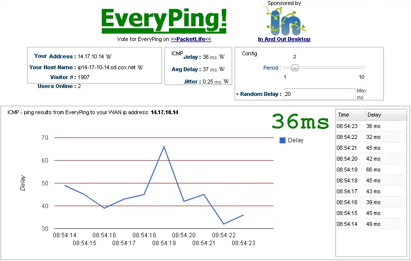 Web ツールまたは Web アプリ EveryPing をダウンロードする