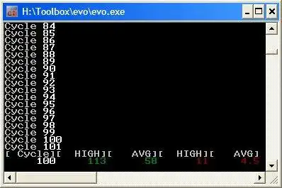 Download web tool or web app EVO - classic genetic algorithm