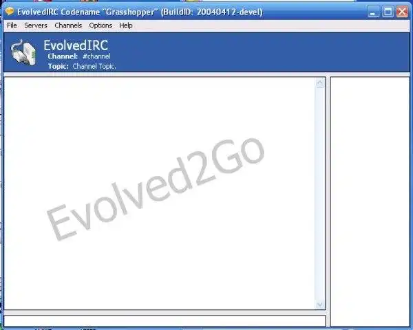 Download web tool or web app EvolvedIRC