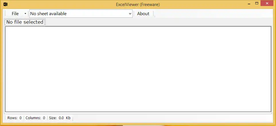 Download web tool or web app ExcelViewer (Freeware)