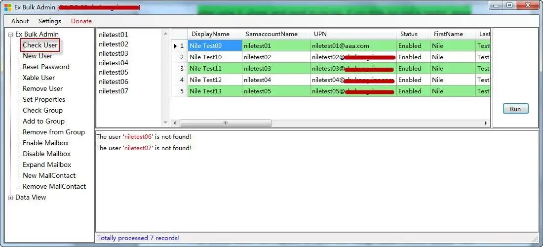 Download web tool or web app Exchange Bulk Admin Tool