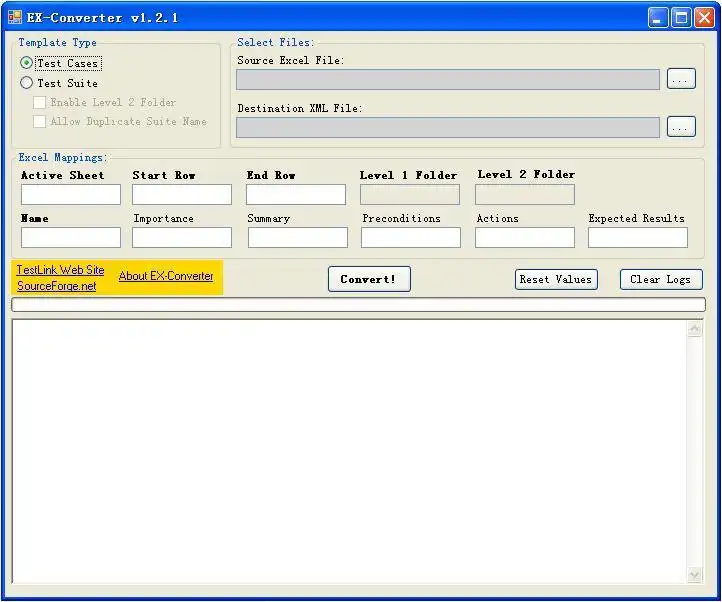 Download web tool or web app EX-Converter