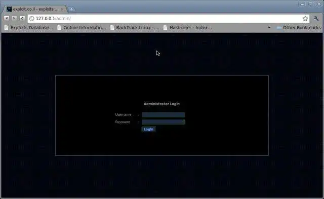 Download web tool or web app exploit.co.il Vulnerable Web App