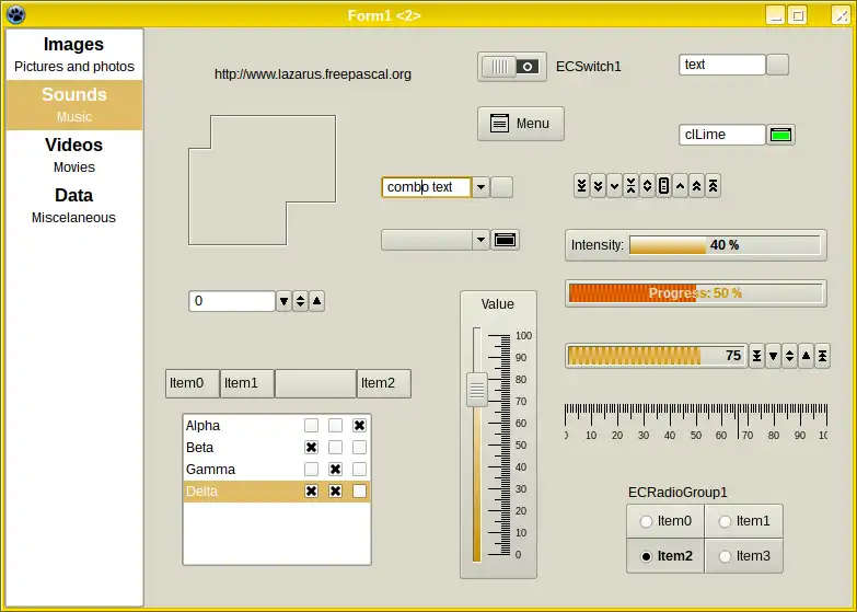 Download web tool or web app Eye Candy Controls