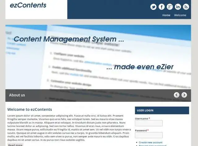 Download web tool or web app ezContents