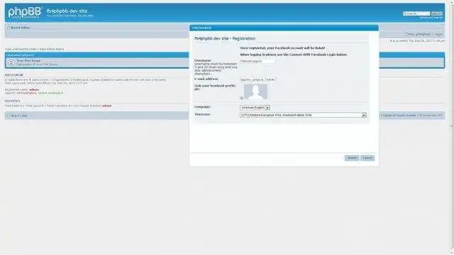 Download web tool or web app Facebook For PhpBB Light