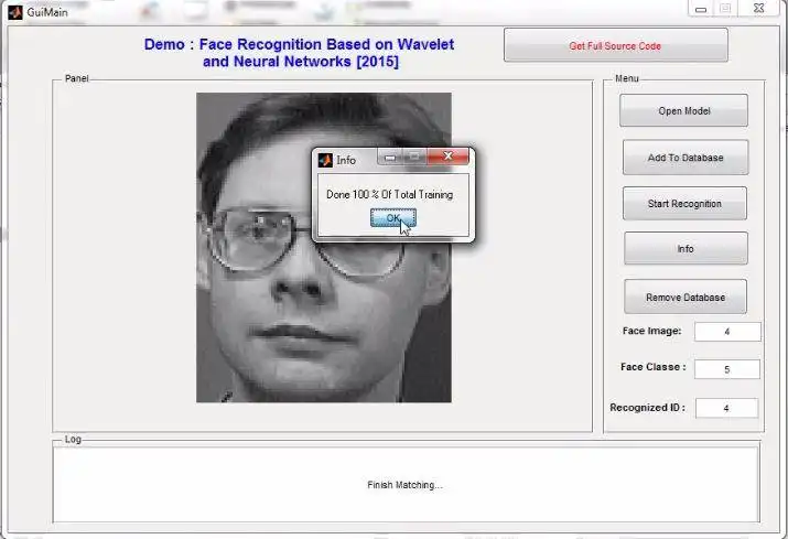 Download web tool or web app Face Recognition Wavelet Neural Networks to run in Windows online over Linux online