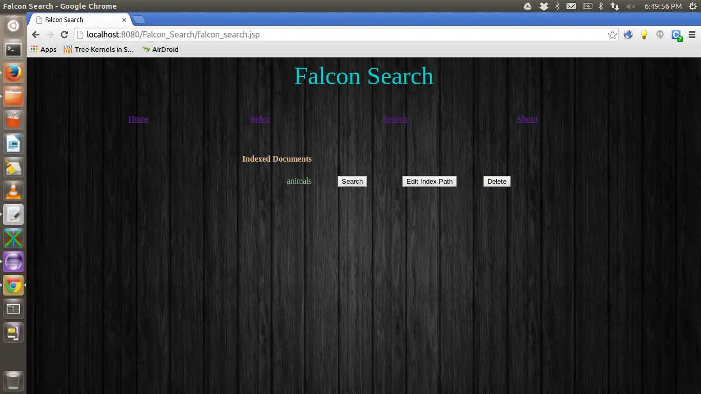 Download web tool or web app FALCON - Text Search Java Project to run in Linux online