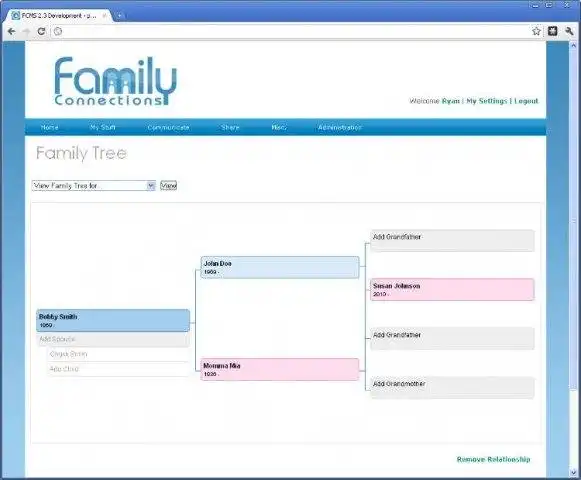 Baixe a ferramenta da web ou o aplicativo da web Family Connections