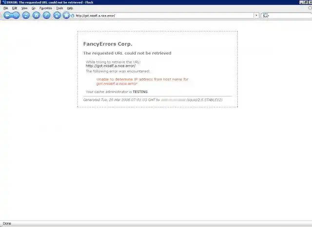 Download web tool or web app Fancy Squid Errors