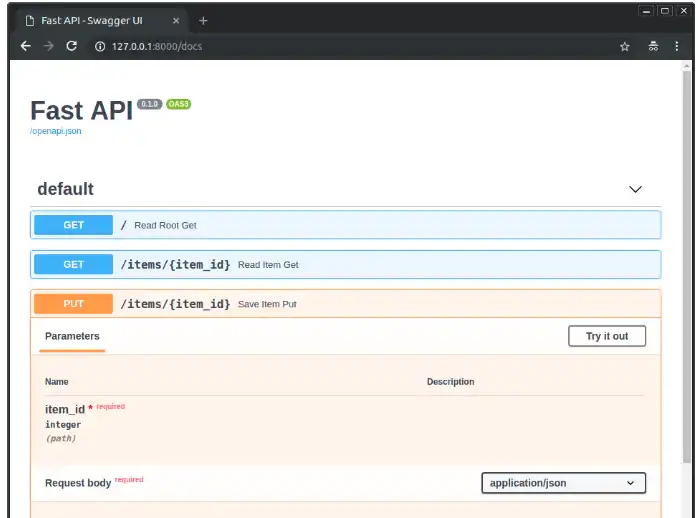 Download web tool or web app FastAPI