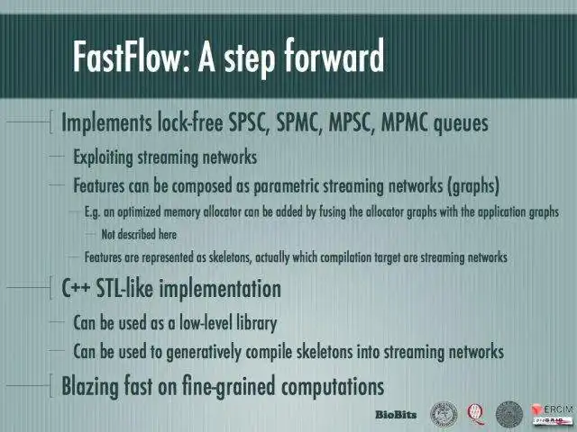 Download web tool or web app FastFlow: programming multi-core to run in Windows online over Linux online