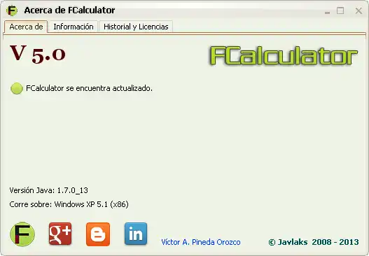 Download web tool or web app FCalculator to run in Linux online