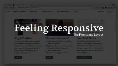 Download web tool or web app Feeling Responsive