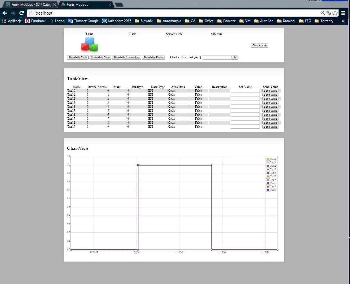 Download web tool or web app Fenix Modbus / S7 to run in Windows online over Linux online