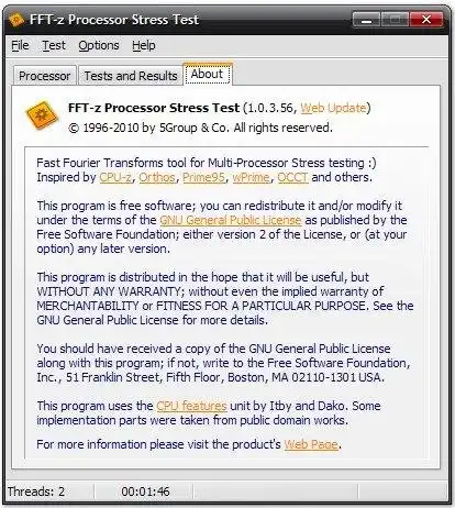 Download web tool or web app FFT-z