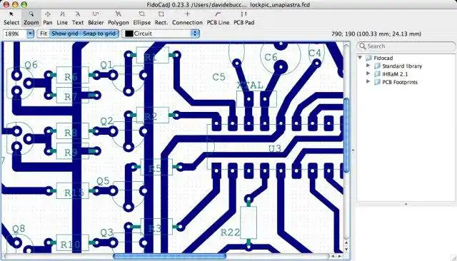 Download web tool or web app FidoCadJ to run in Linux online