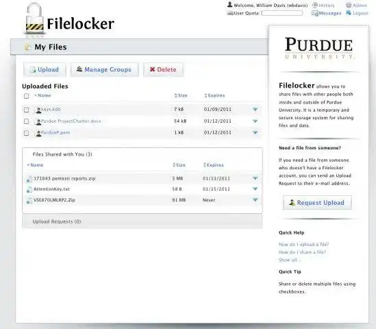 Download web tool or web app Filelocker 2