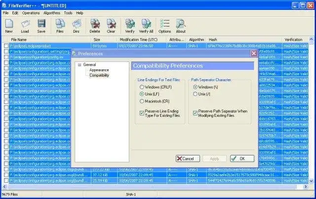 Download web tool or web app FileVerifier++