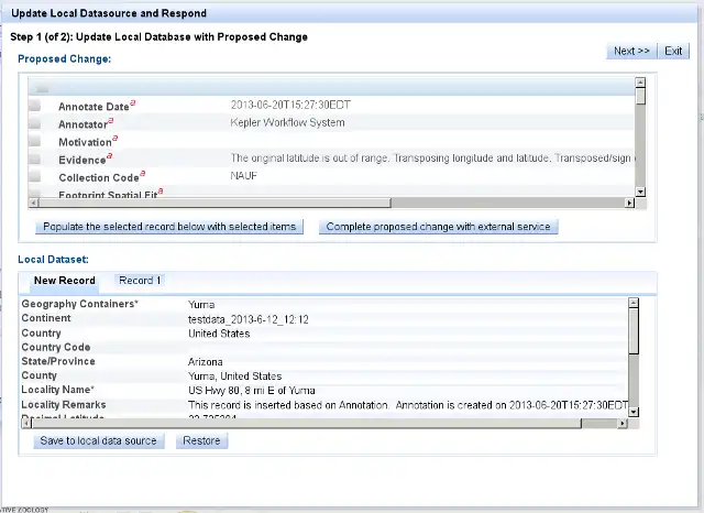 Download web tool or web app FilteredPush to run in Windows online over Linux online